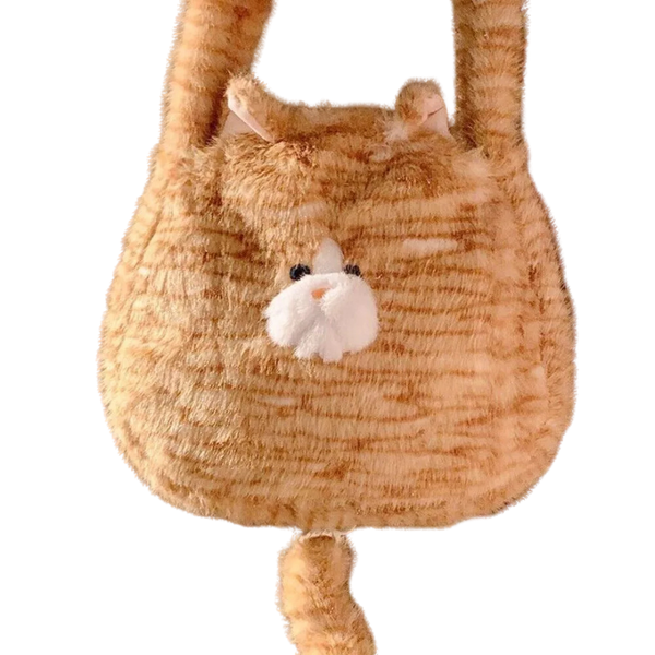 Plush Cute Cat Bag – I Crafted This Adorable Companion Just for You