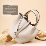 Chic Leather Basket Bag – I Crafted This Timeless Essential Just for You