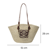 Amelia - Chic Straw Handbag