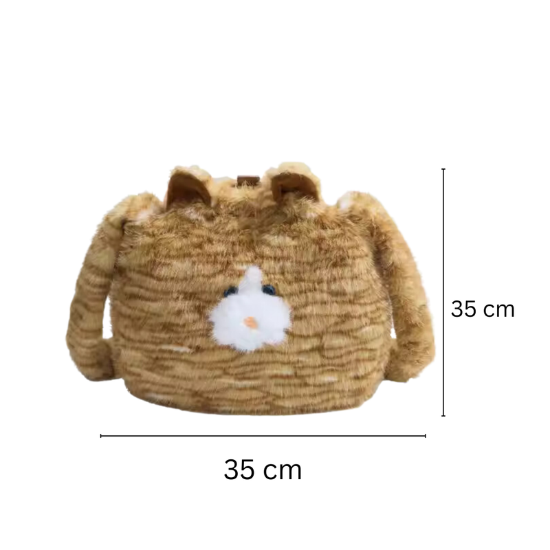 Plush Cute Cat Bag – I Crafted This Adorable Companion Just for You