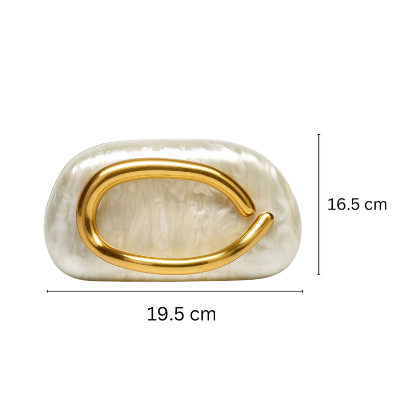 Josephine - Special Shaped Shell Acrylic Bag