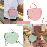 Clara - Peach Heart Love Bag