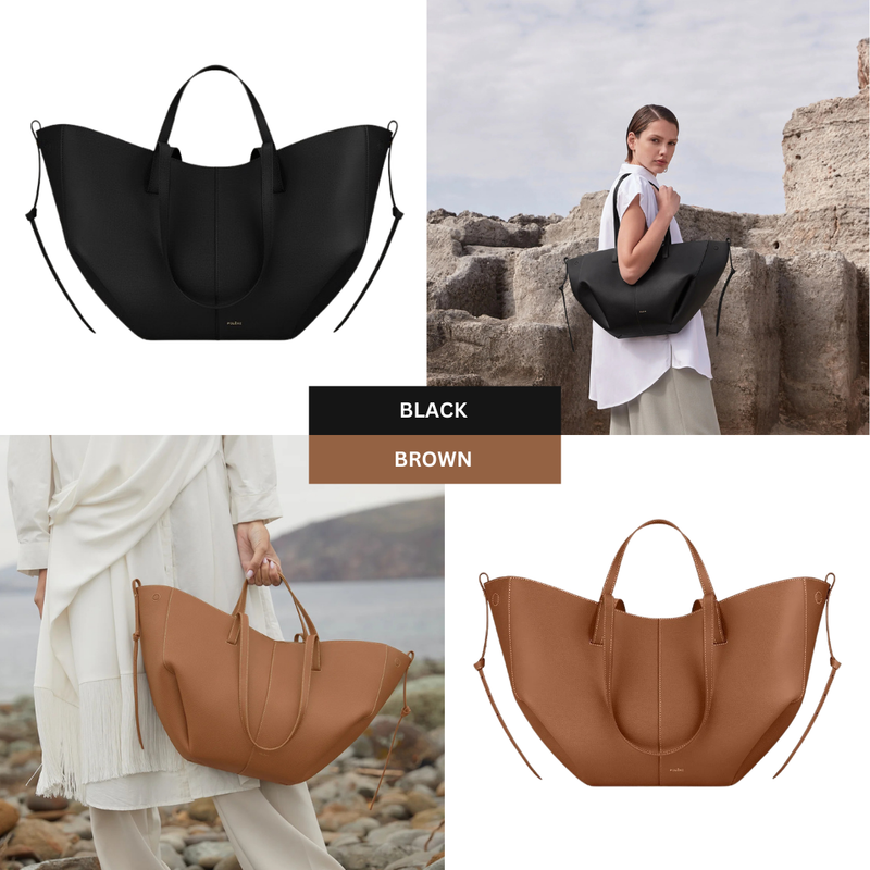 Chic Leather Bucket Bag – I Crafted This Timeless Essential Just for You