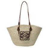 Amelia - Chic Straw Handbag